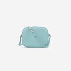 Sac à main M1_03 en cuir de vachette upcyclé couleur céladon vu de dos [color:celadon,céladon]
