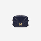 Sac à main M1_03 en M_MAT_cactus bleu nuit - vue de face