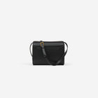 Sac à main M1_06 noir vu de dos - MAES Paris, Haute Maroquinerie végane [color:noir,black]