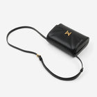 Sac à main M1_06 noir vu de dessus - MAES Paris, Haute Maroquinerie végane [color:noir,black]