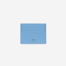 MAES Paris - Porte-cartes M24 en matière végane issue de mycélium - vue de dos [color:bleu denim,denim blue]