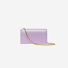 MAES Paris, pochette chaine M1/02 en M_MAT_cactus Lilas - vue de dos [color:lilas,lilac]