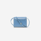 MAES Paris - Mini Sac Coffret M1/06 en M_MAT_mycelium Bleu Denim - vue de dos