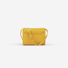 MAES Paris - Mini Sac Coffret M1/06 en cuir upcyclé Orange - vue de dos